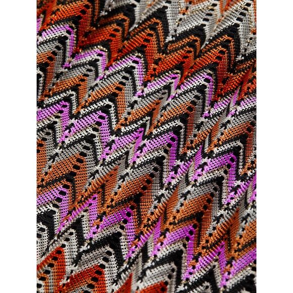 NWT Ramy Brook Adda Zig Zag Open Knit Halter Top in Soho Multi Size Medium - Picture 8 of 16